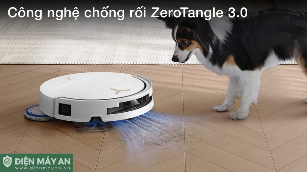 Robot hút bụi lau nhà Ecovacs Deebot T50s Pro OMNI - Đen/Trắng